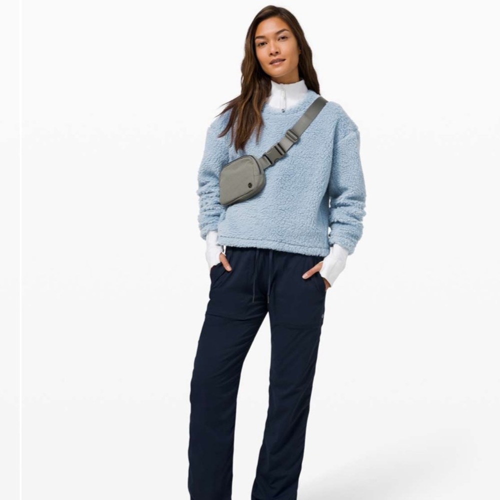 Lululemon • Wool Whenever Crew Wool Blend Sherpa Fleece Size 4